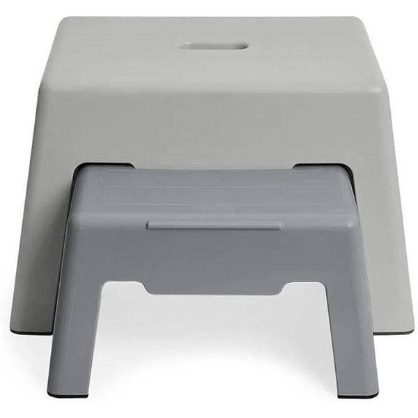 Skip Hop Gray Stackable Stools, Lot of 2
