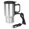 Image 1 : 12V Car Heating Cup, 450ml Large Capacity Electric Coffee Cup Insulated Heated Travel Mug