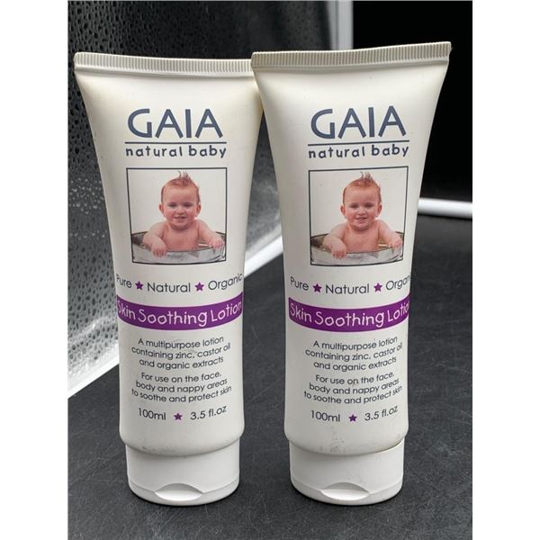 GAIA Natural Baby Skin Soothing Lotion, 100ml, Set of 2