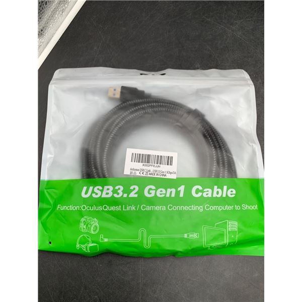 USB3.2 Gen1 Cable with 5Gbps Speed and 3A Current Capability