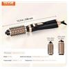 Image 1 : VEVOR Rotating Hair Dryer Brush – Hot Air Styling Brush with 1.5” & 2” He
