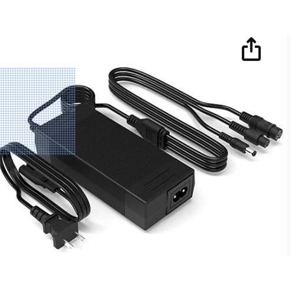 29.4V 2A UL Electric Scooter Charger, 3-in-1 Plugs Replacement Charger for Gotrax Scooter GKS,GKS Lu