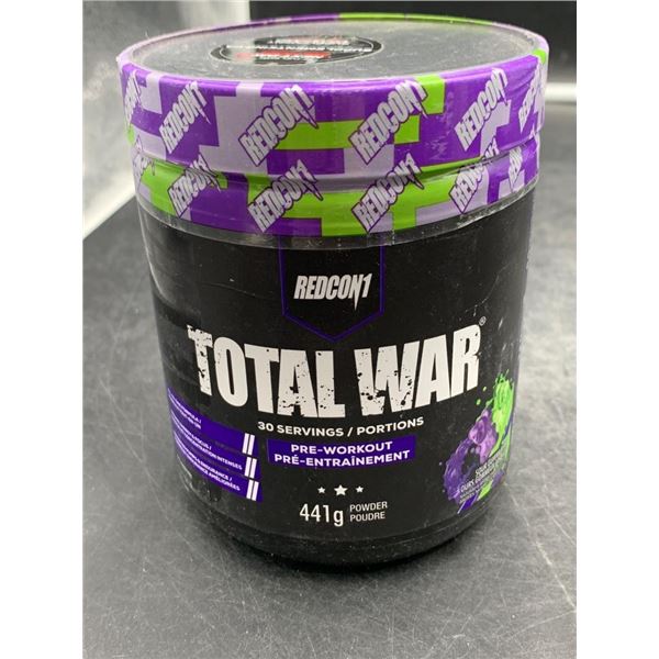 Redcon1 Total War Pre-Workout Powder, 441 g, 30 Servings Sour Gummy Bear