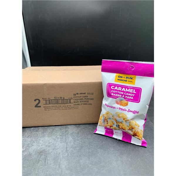 59th Street Caramel Cotton Candy Popcorn 12 x 80g Bags