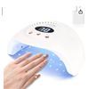 Image 1 : Candy Lover 2-in-1 UV LED Nail Lamp 72W With Timer and Dual Light Source