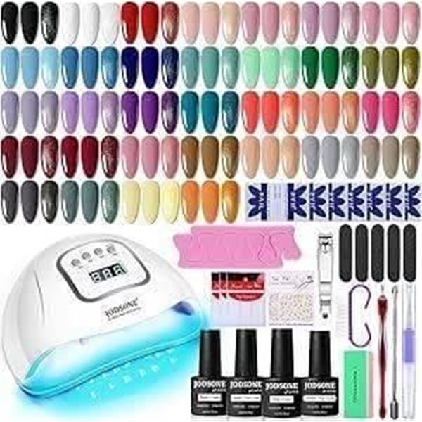 Jodsone Nail Art Kit for Women, Nail Tools and Accessories Included