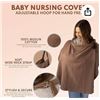 Image 1 : Active Baby Nursing Cover for Breastfeeding mom with Adjustable Hoop for Hand Free | Breathable Nurs