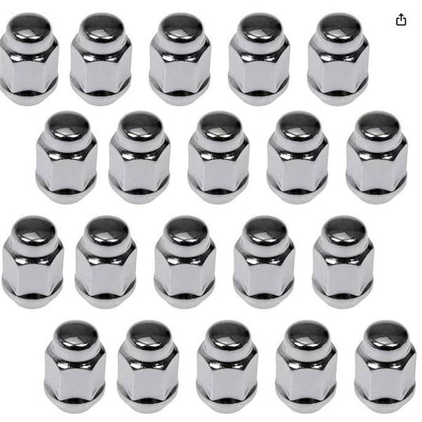 Dorman Lug Nut QTY 10 with Chrome Finish – Made in China