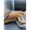 Image 3 : Shearling Lined Slippers Size 10 Tan Color