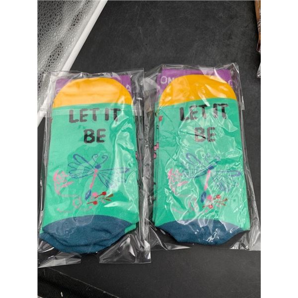 YEXIPO Novelty Crazy Crew Socks, Dragonfly Lot of 2