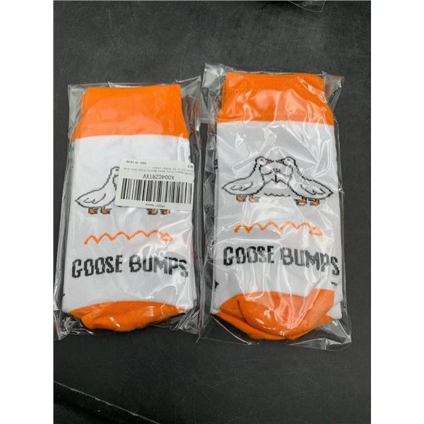 YEXIPO Goose-Themed Socks Lot of 2
