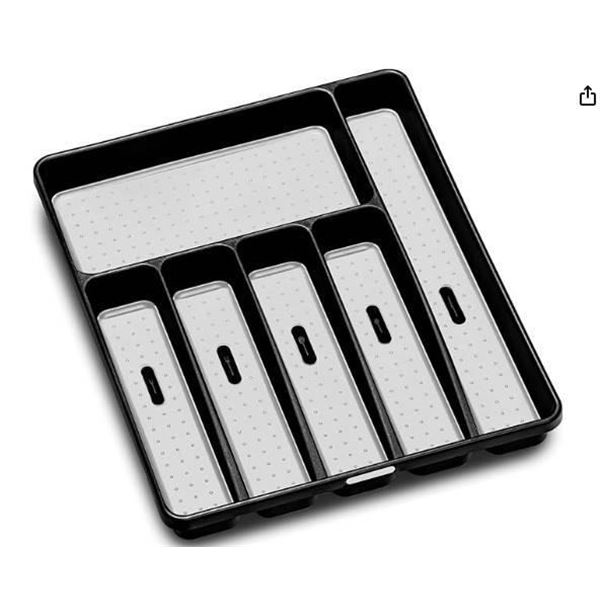 Madesmart Large Silverware Tray with 6 Compartments
