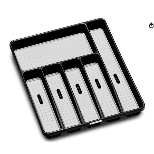 Madesmart Large Silverware Tray with 6 Compartments