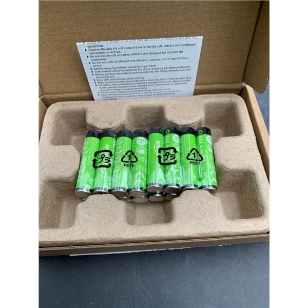 NiMH AAA Rechargeable Batteries, 16-Pack, 1.2V, 900 mAh