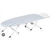 Image 1 : Honey-Can-Do BRD-09222 Foldable Ironing Board, White/Blue