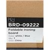 Image 3 : Honey-Can-Do BRD-09222 Foldable Ironing Board, White/Blue