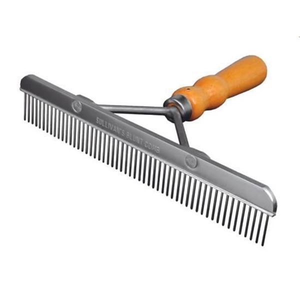 Sullivan Stimulator Comb with Wood Handle – Grooming Tool