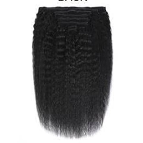 14-Inch Kinky Straight Clip-In Hair Extension
