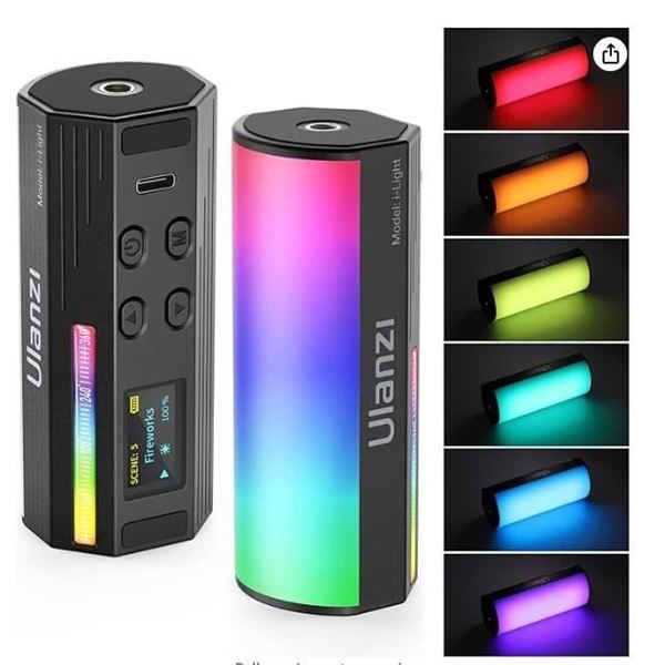 Ulanzi I-Light Magnetic RGB Video Light With Adjustable Brightness