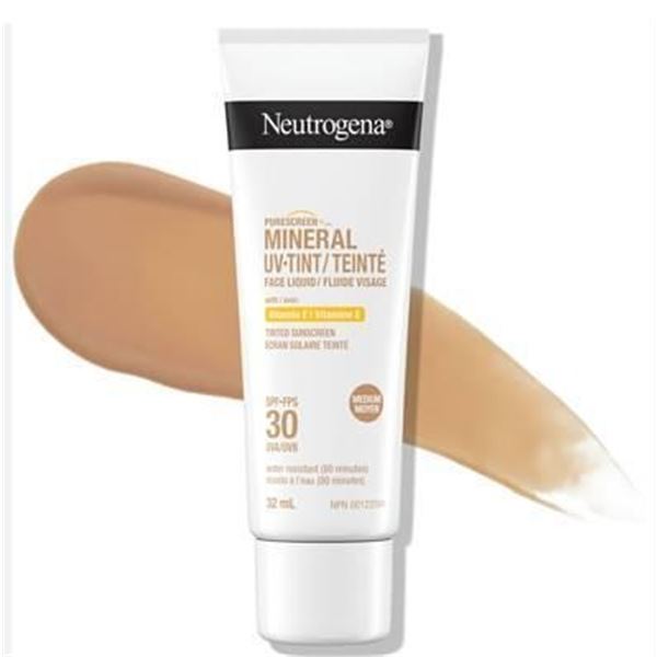 Neutrogena Mineral UV-Tint Face Liquid SPF 30, 1.1 fl oz – Medium