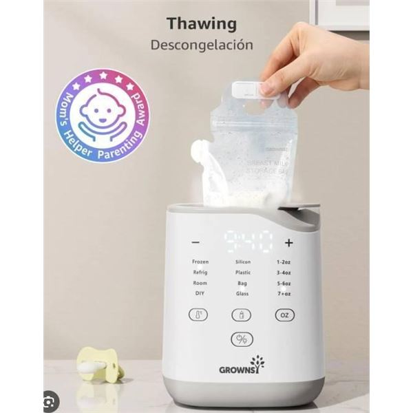 Grownsy Model N9T Bottle Warmer with 400W Power Output