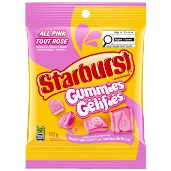 Starburst Gummies All Pink 12 x 142g Total Units