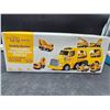 Image 2 : Double-Decker Detachable Construction Vehicles Toy Set