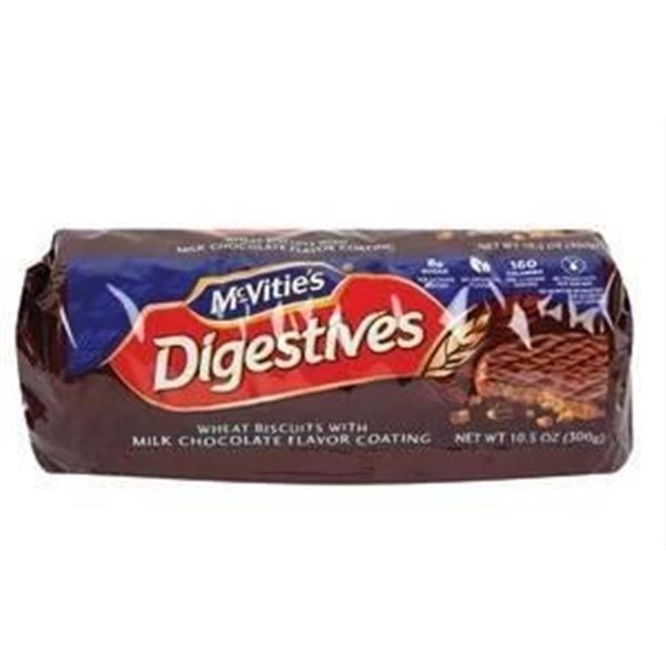 McVitie’s Digestives Milk Chocolate Flavor Biscuits, 5x300g