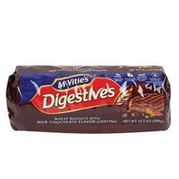 McVitie’s Digestives Milk Chocolate Flavor Biscuits, 5x300g
