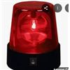 Image 1 : LED Siren Light with Red Lens and Black Base – 3″