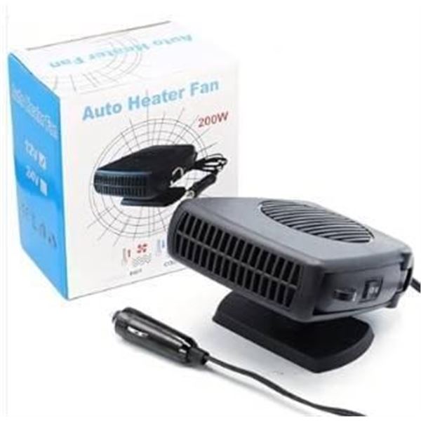 200W Auto Heater Fan with 12V Power Rating