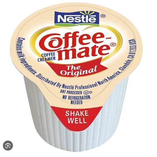 Nestle Coffee-Mate Coffee Whitener 180 x 11 mL Single-Use Tubs