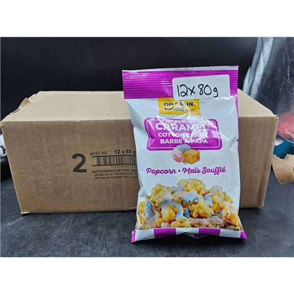 Caramel Cotton Candy Popcorn – 12 x 80g Packs