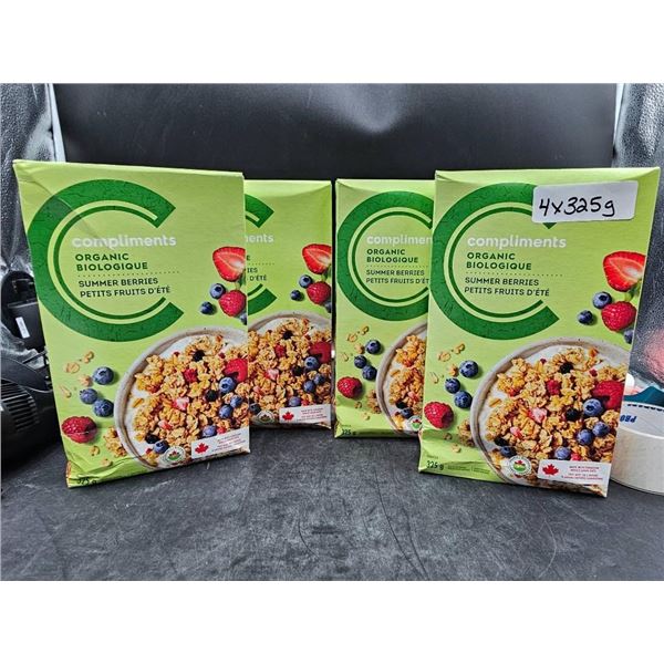 Complement Summer Berries Organic Cereal 4 x 325g