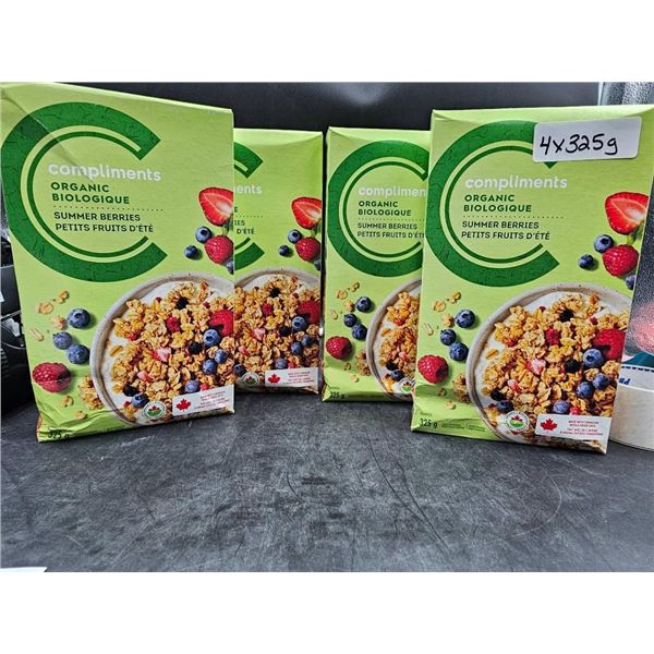 Complement Summer Berries Organic Cereal 4 x 325g