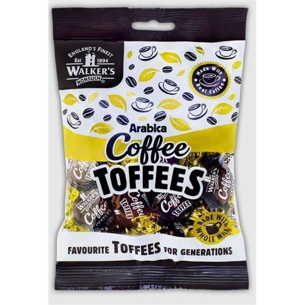 Walker’s Arabica Coffee Toffees, Contents 12 Bags