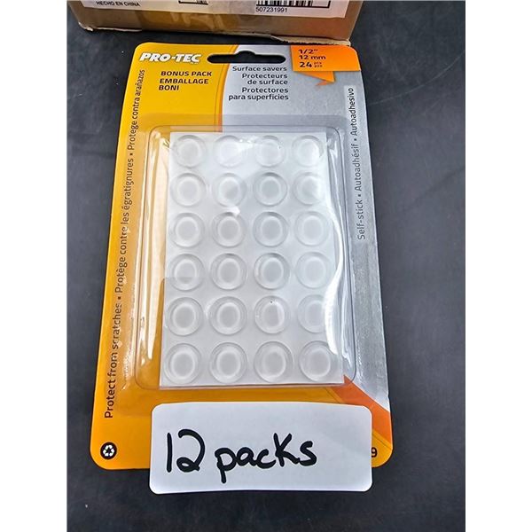 Pro-Tec 1/2-inch Surface Saver Protectors, 12 Packs