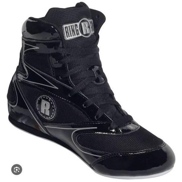 Ringside Diablo Boxing Shoes, US Size 6, Black