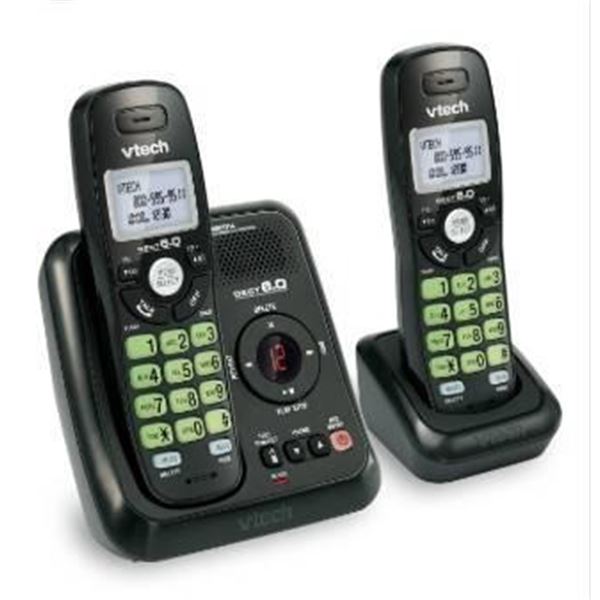 VTech CS5129-2 Cordless Answering System with DECT 6.0, 2 Handsets