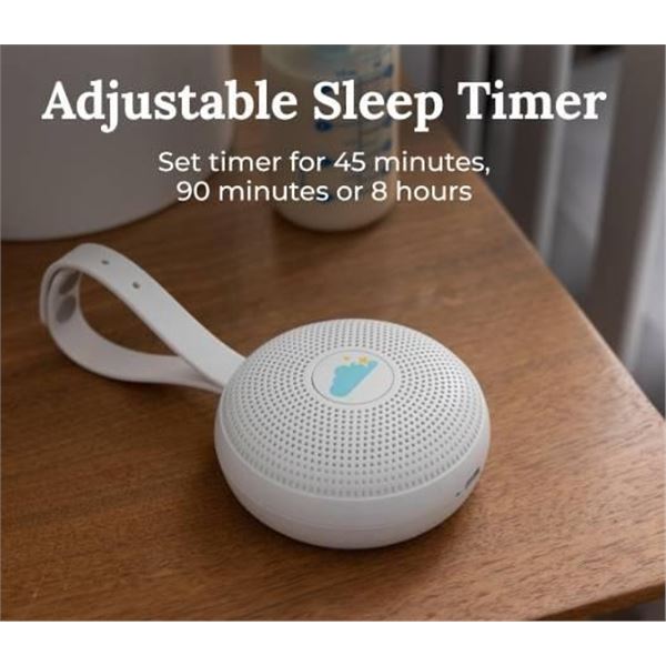 Yogasleep Hushh+ Portable Sound Machine and Night Light with Wireless Speaker
