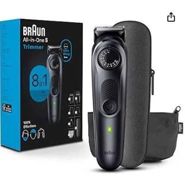 Braun All-in-One 5 Trimmer Kit 8-in-1 Model MGK5280