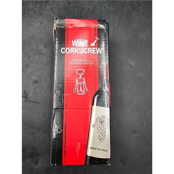 Manual Wine Corkscrew with Lever Design
