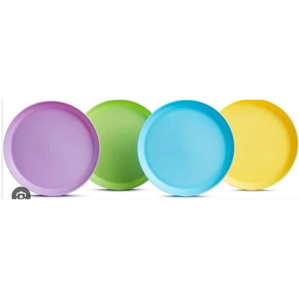 Munchkin Multi 4 Plates Assorted for 6 Months and Up