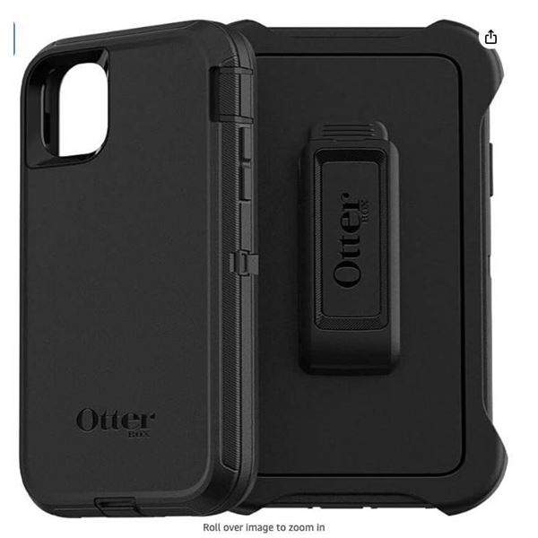 Otter Box, Black  Protective Case and Clip for iPhone 11