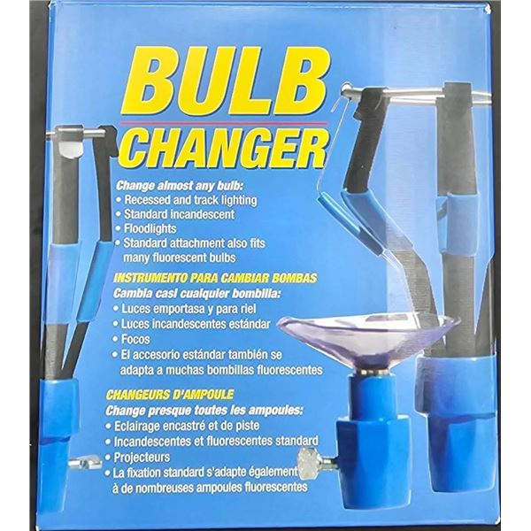 Bulb Changer With Adjustable Pole for Compact Fluorescent Light Bulbs