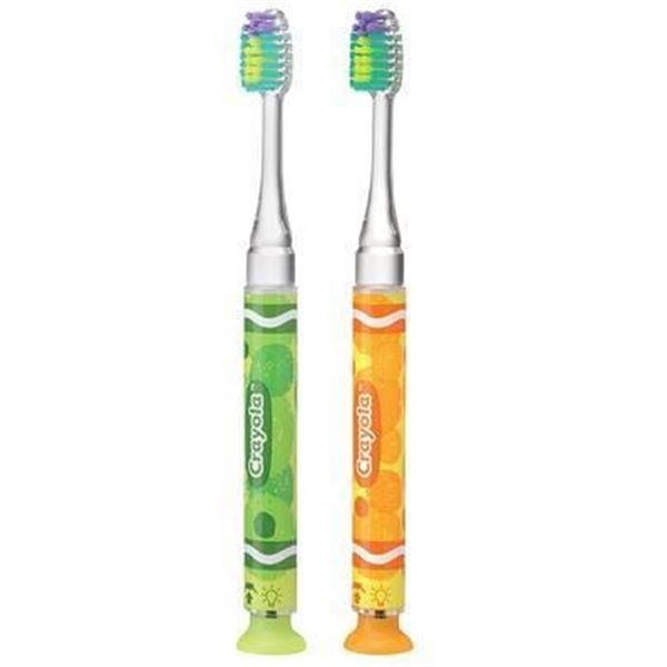 GUM 1mm Proxabrush Cleaners Interdental Brushes, Pack of 4, 2 Green, 2 Orange