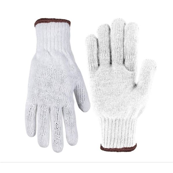 Holmes Workwear L-G Polyester and Cotton Gloves – 24 Pairs