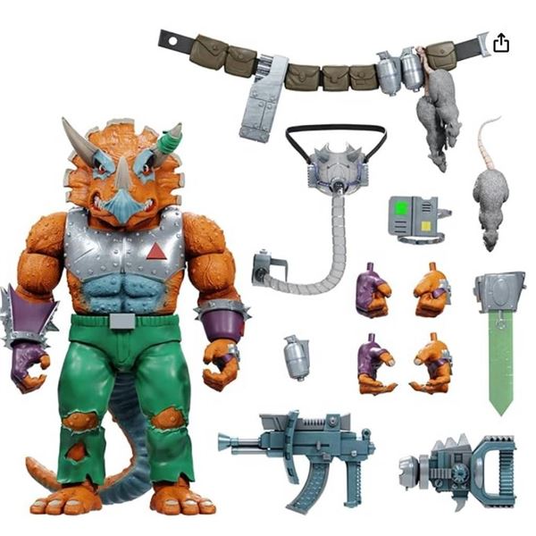 Super7 Teenage Mutant Ninja Turtles Ultimates W7 – Triceraton Action Figure