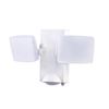 Image 1 : Defiant 360-Degree White Motion Activated Battery Powered Outdoor 2-Head LED Security Flood Light 90