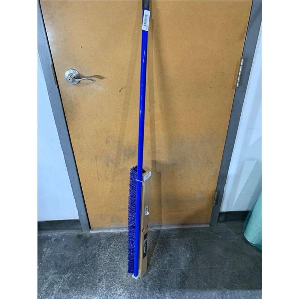 Mann Polypropylene Bristle Floor Broom with 24-Inch Head and Handle